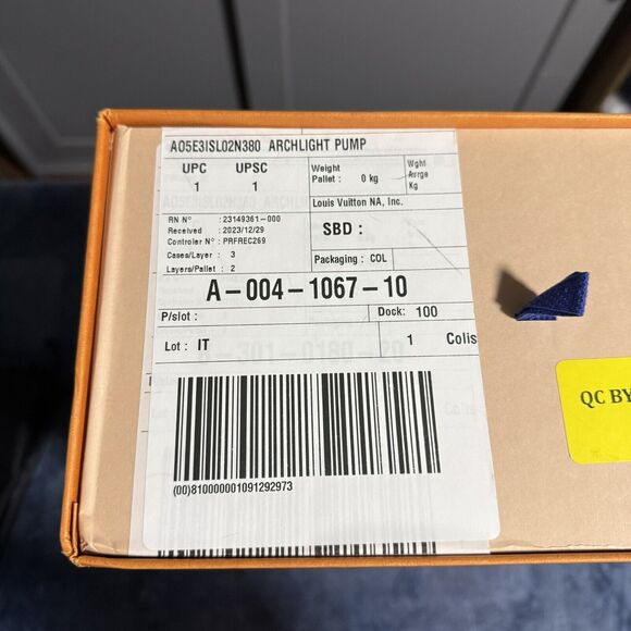 NIB Louis Vuitton Archlight Pump Monogram Stiletto Heel Pointed Toe 38 (US 8) - Picture 14 of 14